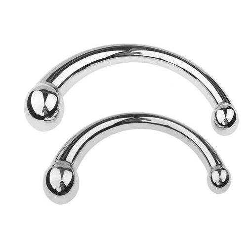 Double Elegant 5858 Hook Ended Anal Stainless Steel 1021